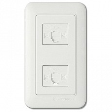 Розетка телефонная rj-11 imex 1426 wst 1426 wh