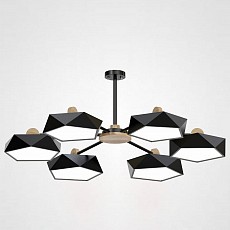 Люстра на штанге imperiumloft geometric Черная geometric-ch01