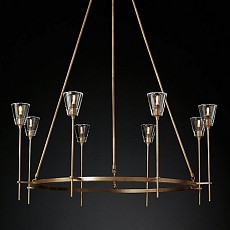 Подвесная люстра imperiumloft torche de verre round chandelier 8 40.1551