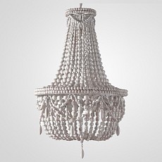 Подвесная люстра imperiumloft rh anselme white wood large chandelier 40.1934-0