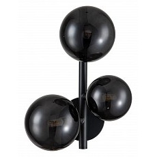 Бра indigo molecola 11018-3w black