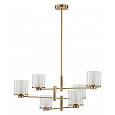 Люстра на штанге indigo bilancia 13023-6r brass