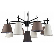 Подвесная люстра indigo abbinare 13032-9p black