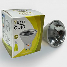 Лампа светодиодная italline triac gu10 7Вт 2700k hl gu10-7w-2700k dim