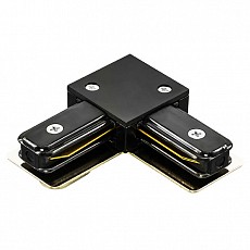 Соединитель с токопроводом угловой l-образный для треков lightstar barra 502127
