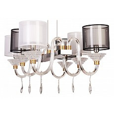 Подвесная люстра manne l.4306 l.4306-6 silver bl-wh