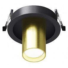 Встраиваемый светильник maytoni focus s c048cl-01-gu10-bbs