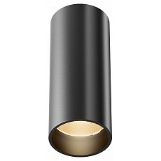 Накладной светильник maytoni focus led c056cl-l12b2.7k-w-b