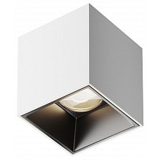 Накладной светильник maytoni alfa led c064cl-5w4k-sq-wb