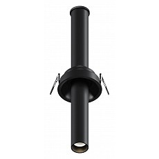 Встраиваемый светильник maytoni focus t c140rs-l300-7w3k-b