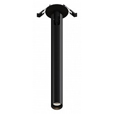 Встраиваемый светильник на штанге maytoni focus t c141rs-l300-6w3k-b