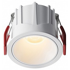 Встраиваемый светильник maytoni alfa led dl043-01-10w2.7k-rd-w