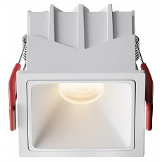Встраиваемый светильник maytoni alfa led dl043-01-10w3k-sq-w-1
