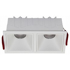 Встраиваемый светильник maytoni alfa dl043-02-10w4k-d-sq-w