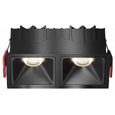 Встраиваемый светильник maytoni alfa led dl043-02-10w4k-sq-b-1