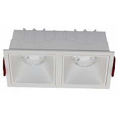 Встраиваемый светильник maytoni alfa dl043-02-15w4k-d-sq-w