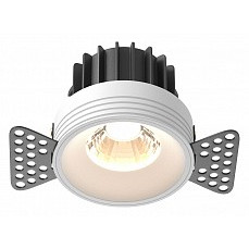 Встраиваемый светильник maytoni round dl058-12w3k-trs-w