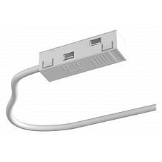 Токопровод концевой maytoni accessories for tracks exility tra034b-42w-1