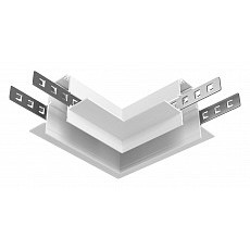 Соединитель угловой l-образный для треков встраиваемых maytoni accessories for tracks exility tra034cl-42.12w