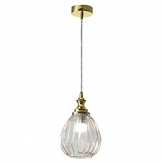 Подвесной светильник newport 6140 6142-s gold-clear
