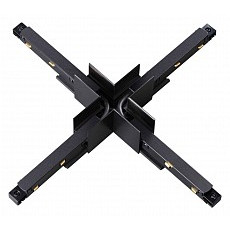 Соединитель x-образный для треков накладных novotech flum 135128