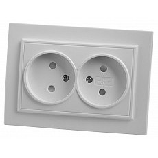 Рамка для двойной розетки stekker pst10-9013 39053