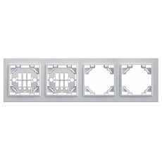 Рамка на 4 поста stekker pfr00-9004 39057