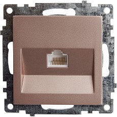 Розетка ethernet rj-45 без рамки stekker Катрин 39599