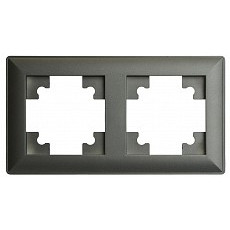 Рамка на 2 поста stekker pfr00-7002-06 39808