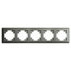 Рамка на 5 постов stekker pfr00-7005-06 39811
