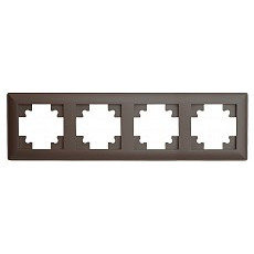 Рамка на 4 поста stekker pfr00-7004-04 39820