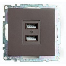 Розетка usb, без рамки stekker Катрин 49027