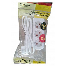 Удлинитель stekker home 49347