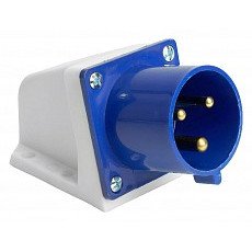 Вилка угловая 2p-pe stekker st 49445