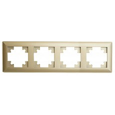 Рамка на 4 поста stekker pfr00-7004-08 49609