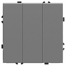 Выключатель трехклавишный без рамки stekker rsw10-5108-10 49948