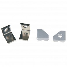 Набор заглушек и скоб для профиля uniel ufe-n03 silver a polybag ul-00000623
