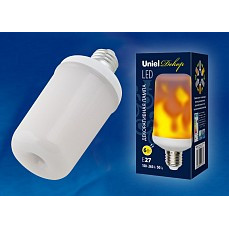 Лампа светодиодная uniel flame e27 6Вт k ul-00003360