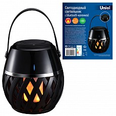 Колонка звуковая uniel flame black ul-00006768