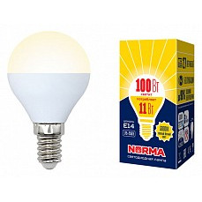 Лампа светодиодная volpe  e14 11Вт 3000k ul-00003832