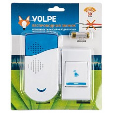 Звонок беспроводной volpe udb-q030 ul-00010592
