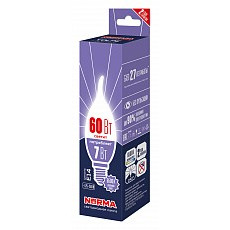 Лампа светодиодная volpe led-cw37 e...