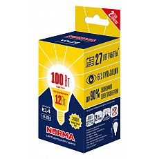 Лампа светодиодная volpe led-g60 e14 12Вт 3000k ul-00010992