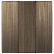 Клавиши для выключателя трехклавишного werkel бронзовый wl12-sw-3g-cp
