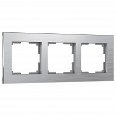 Рамка на 3 поста werkel aluminium (...