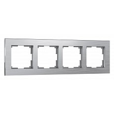 Рамка на 4 поста werkel aluminium (...