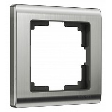 Рамка на 1 пост werkel metallic (гл...