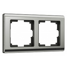 Рамка на 2 поста werkel metallic (г...