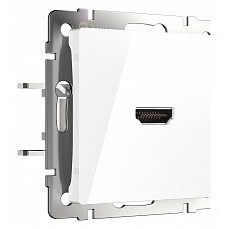 Розетка hdmi без рамки werkel белый w1186001