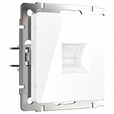 Розетка ethernet rj-45 без рамки werkel белый w1181001